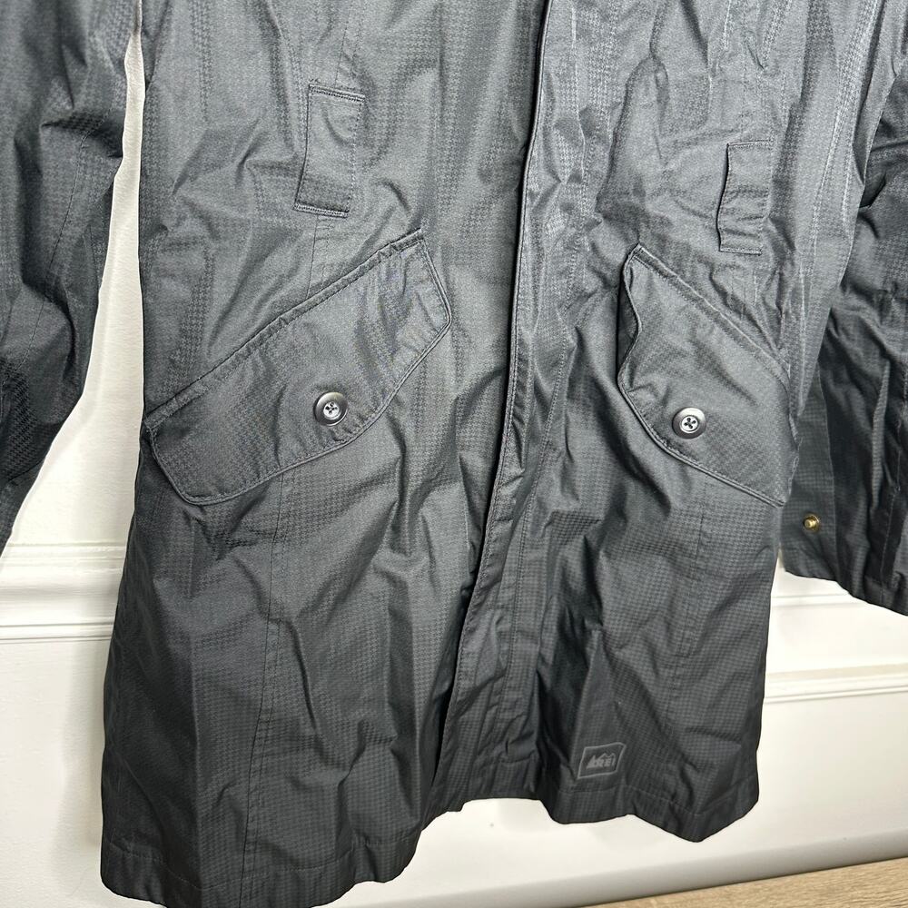 REI Co-Op Huntington Trench Rain Jacket *no belt Womens X-Small - Picture 4 of 9